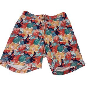 NAUTICA: Multicolor Swim Shorts with Front Tie, Men's Size L